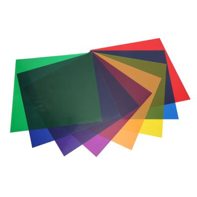 Film Filtre Couleur Haute Translucide Universel Gel Filtre Correction Couleur pour Lumière Stroboscopique LED Photographie