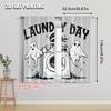 2pcs, plane printing Curtains Roller Blinds Colorful Laundry Pattern 33 Polyester (without rod) Decorations Outdoor for Living