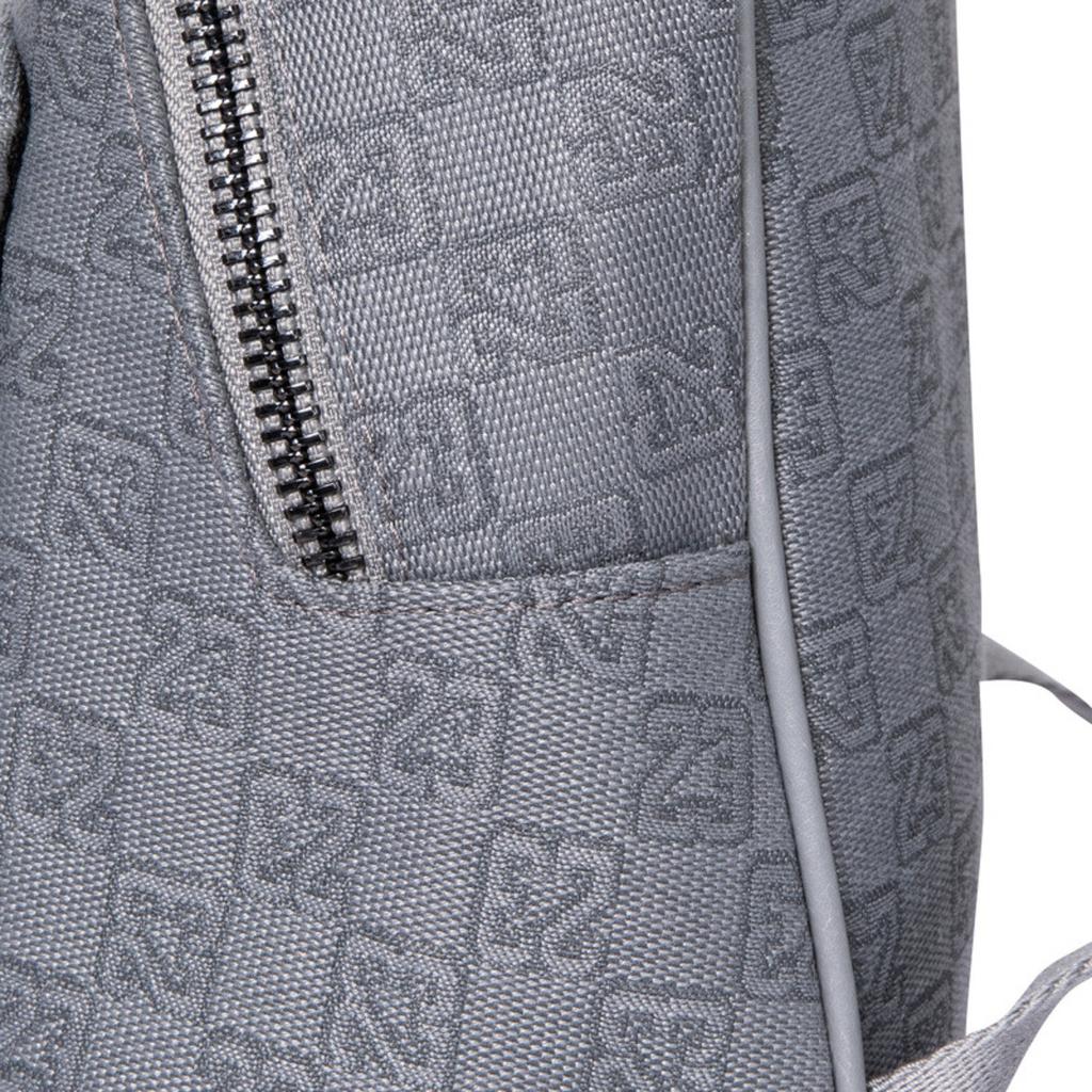 Jordan Classic Logo Zip Design Large Capacity Polyester Backpack Unisex Backpack Cement-Gray JD2313004TD-004