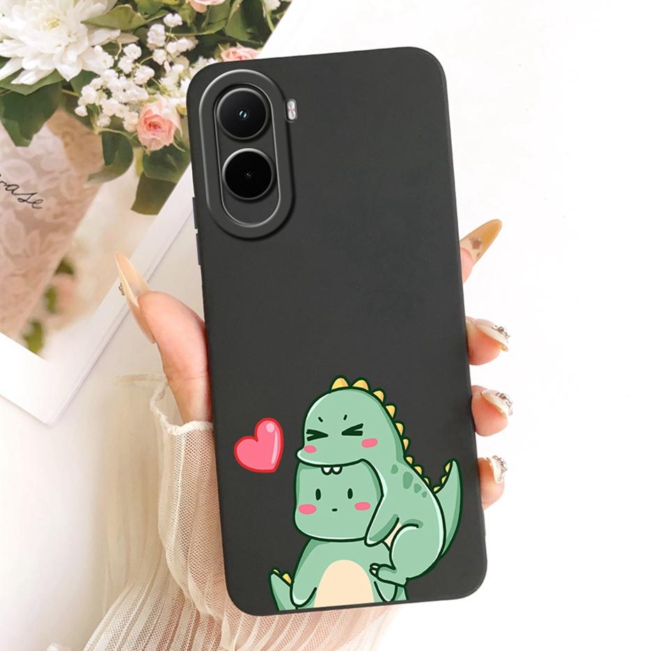 For Xiaomi Poco M7 4G Case Cute Dinosaur Astronaut Painted Cover Soft Silicone Phone Case For Xiaomi Poco M7 Plus M7Plus 5G Bags