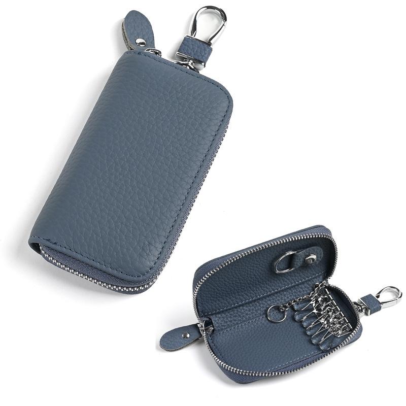 Leather Keychain Charm & Mini Coin Purse