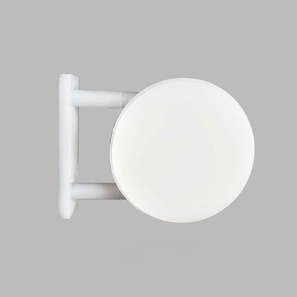 Round Square LED Refrigerator Magnet Light Sign Miniature DIY Glowing Fridge Magnet Restaurant