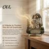 Fine Craftsmanship Decorative Items Wooden Reading Desktop Ornaments for Home Office Decor, Minimalist Figurine, Fashionable Small Creative Art Craft
