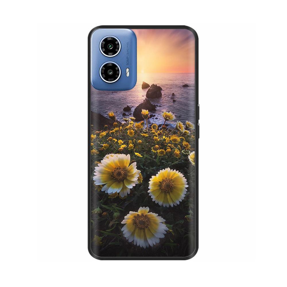 For Moto G34 5G Case Cover For Motorola Moto G34 Case motoG34 Soft Liquid Silicone Cartoon Phone Shell Protection Back Covers