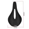 BALUGOE Bike Saddle Mountain Cycling Comfort Seat Pad With Nylon Fiber Leather Cover