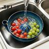 Jam Bowl Ceramic Fruit Cleaner Berry with Drainage Holes Rinse Rinsing Rustic Style Wash Basket for Kitchen Countertop