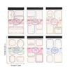 Vintage Memo Pads 30 Sheets, 15.4x9.4cm Non-adhesive Junk Journal Paper for Scrapbooking