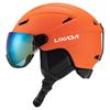 LIXADA Integrated Ski Helmet Men and Women Snowboard Helmet with Removable Visor Goggles Men and Women ‘s Snowboard Wear