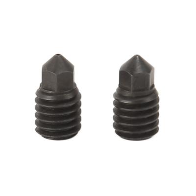 2Pcs Hotend Nozzle for Bambu Lab X1 0.2mm 0.4mm Hardened Steel 3D Printer Steel Nozzle for Repair