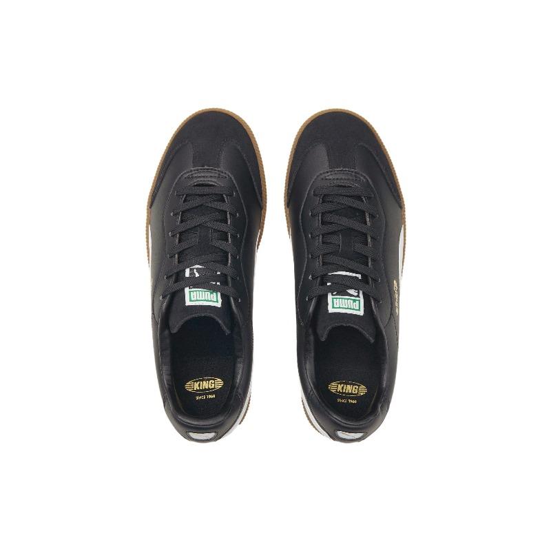 PUMA King 21 IT Mens Football Shoes Black White 106696-01
