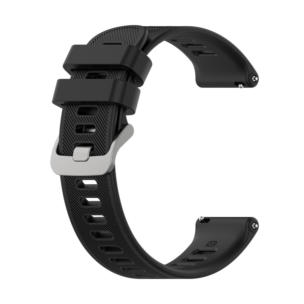 Watchband 20mm Silicone Strap for Garmin Forerunner 55 158 245 645 Smart Watch Band for Garmin Vivoactive 5 Venu 2 Plus