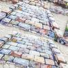 Pet Tape Journal Brick Road Base Pavement Collage Decoration Card Landscaping Ground DIY Scrapbooking Sticker