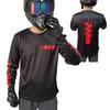 Loose Riders Men's Long Sleeve Motocross Jersey, Downhill Jersey, Motorcycle T-Shirt, Dirt Bike Shirt