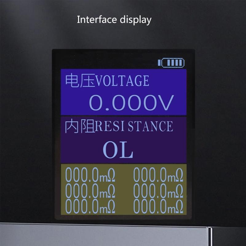 Upgrades Digital Ohm Meter with Kelvin Clip Adjustable Voltages Measurement High Accuracy Voltages & Resistance Tester