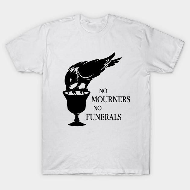 Men Black Print T-shirt The Dregs Crows No-Cut Transfer Paper Print Cotton Tshirt M белый