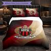 OGC Nice FC Themed Bedding 3Pcs Duvet Cover Set Decorative Bed Linen For Teen Room Home Decoration