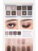 Shedella Dreamy 10-Color Eyeshadow Palette: Blue, Black Glitter, Green Ripple Shades
