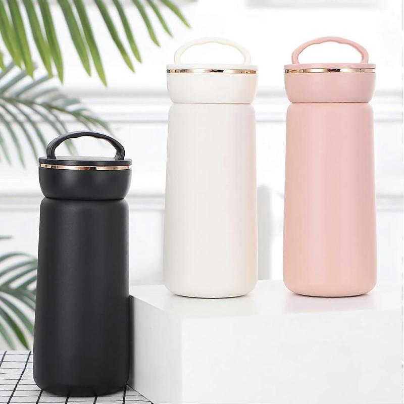 Thermos Water Bottle Stainless Steel Thermos Mug Travel Mug Coffee Mug Pink
