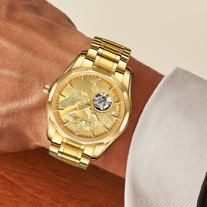 Men s High Quality Automatic Mechanical Watch Stainless Steel Hollow Solid 40mm Fashionable Business Style Luxury Watch