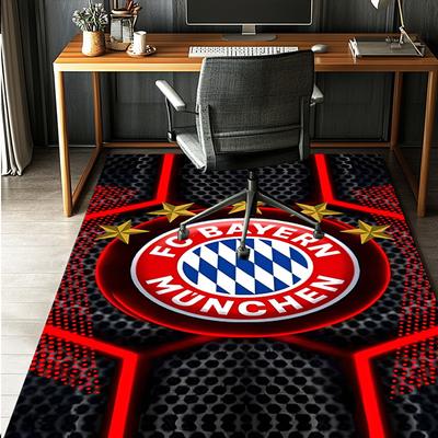 FC Bayern Raksta Paklājs, Iekštelpu/Āra Paklājs, Piknikam, Spēļu Telpai, Guļamistabai, Birojam, Viesistabai, Mājas Dekora Paklājs, Dzimšanas Dienas Dāvana
