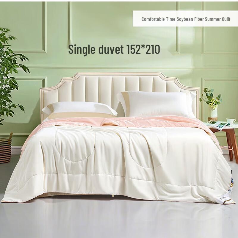 Fuanna 60% Soy Fiber Summer Cooling Comforter 152x210cm Single