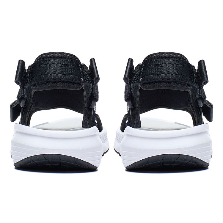 Li Ning Youth  Childrens Sports Trend Durable Lightweight Breathable Non-Slip Sandals Kids Sandals Black YKUT034-1