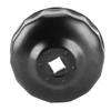 Universal Oil Filter Socket Wrench Cap Removing Tools 76mm 14FT Aluminium Alloy for Auto Motorcycle