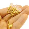 Playing House Miniature Vintage Chandelier Dollhouse Ornament Doll Accessories Ceiling Lamp Model