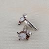 1 Men Wear Cufflinks Drum Shape Pair Banquet Attire Accessories