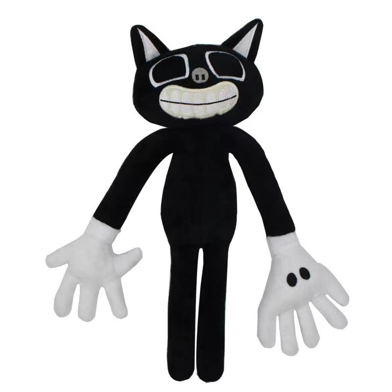 Siren Head Pluche Speelgoed Zwarte Cartoon Kat Knuffelpop Horror Karakter Figuur Kinder Verjaardagscadeau