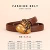 Leather Belt Women'S High-End Women'S Belt Women'S Decorative Jeans Belt Retro Hollow