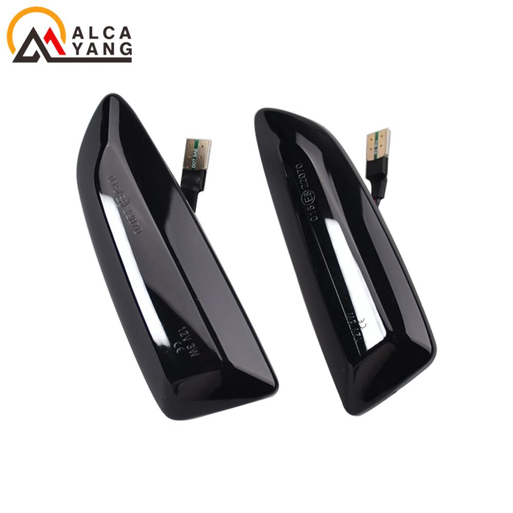 2PCS Led Dynamic Side Marker Turn Signal Light Sequential Blinker For Opel Astra J Astra J K Zafira C Insignia B Grandland XTurn Signal 2