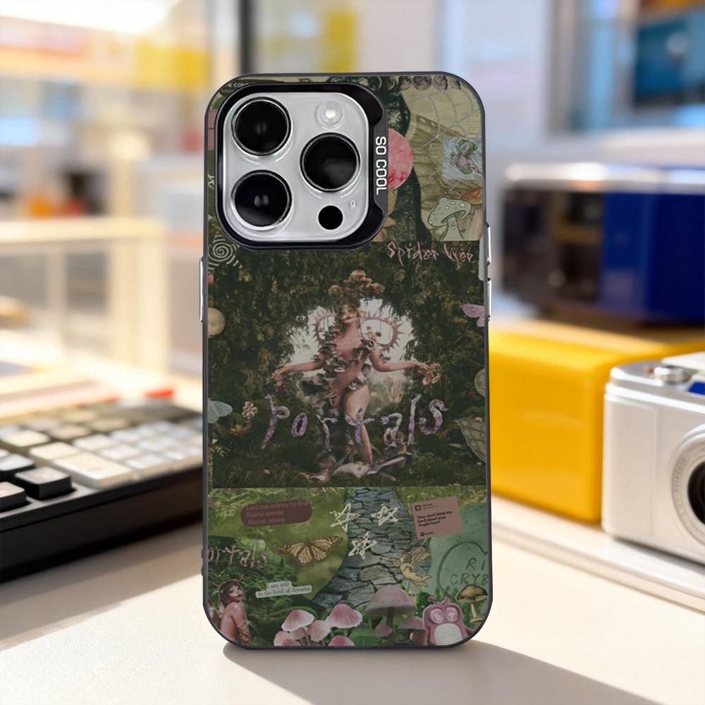 M-Melanie Martinez P-Portals For iPhone17,16,15,14,13,12,11,Pro,Max,Plus,E,Air,Mini Anti Fall Black Matte Hard Bumper Phone Case