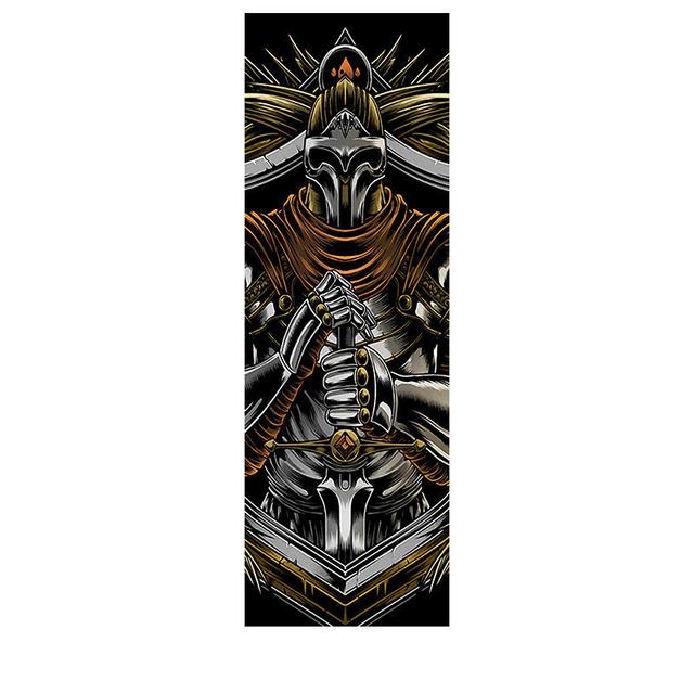 

Японський стиль Ukiyo Canvas Print Picture Wall Art Poster King Warrior Decorative Painting Restaurant Bar Living Room Home Decor 20cm×40cm NoFrame