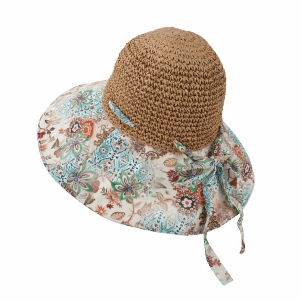 Grass Hat Large Brim Straw Hat Foldable Exquisite Flower Sun Protection Hat Uv Protection Breathable Beach Hat Beach