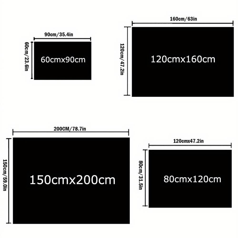 Gothic Raven and Moon Design Area Rug  Polyester Non-Slip Mat | Black & White Celestial Motifs | Ideal for Living Room, Be