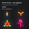 Smart RGB Music Rhythm Light: Color-Changing E-sports Atmosphere Quantum Honeycomb Light