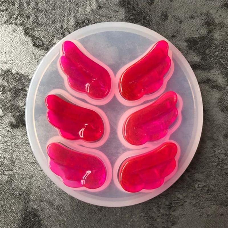 1 Pcs Wing Shape Handmade Epoxy Silicone Molds, DIY Decorative Tools