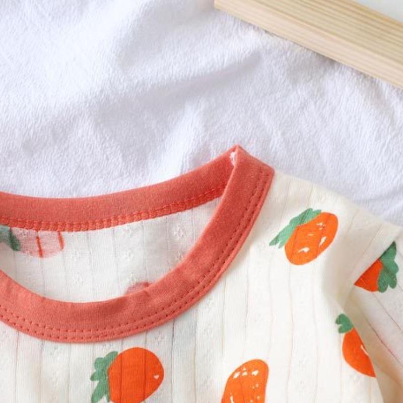 Sets für Kinder Loungewear Langärmliger Pyjama für Kinder Niedliches Design Leichtes und bequemes Nachtwäsche-Outfit aus Stoff