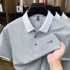 Men's Large Size Casual Polo Shirt Versatile Short Sleeve Loose Business Summer Lapel T-Shirt Soft Cotton Breathable Short Sleeve Polo Shirts