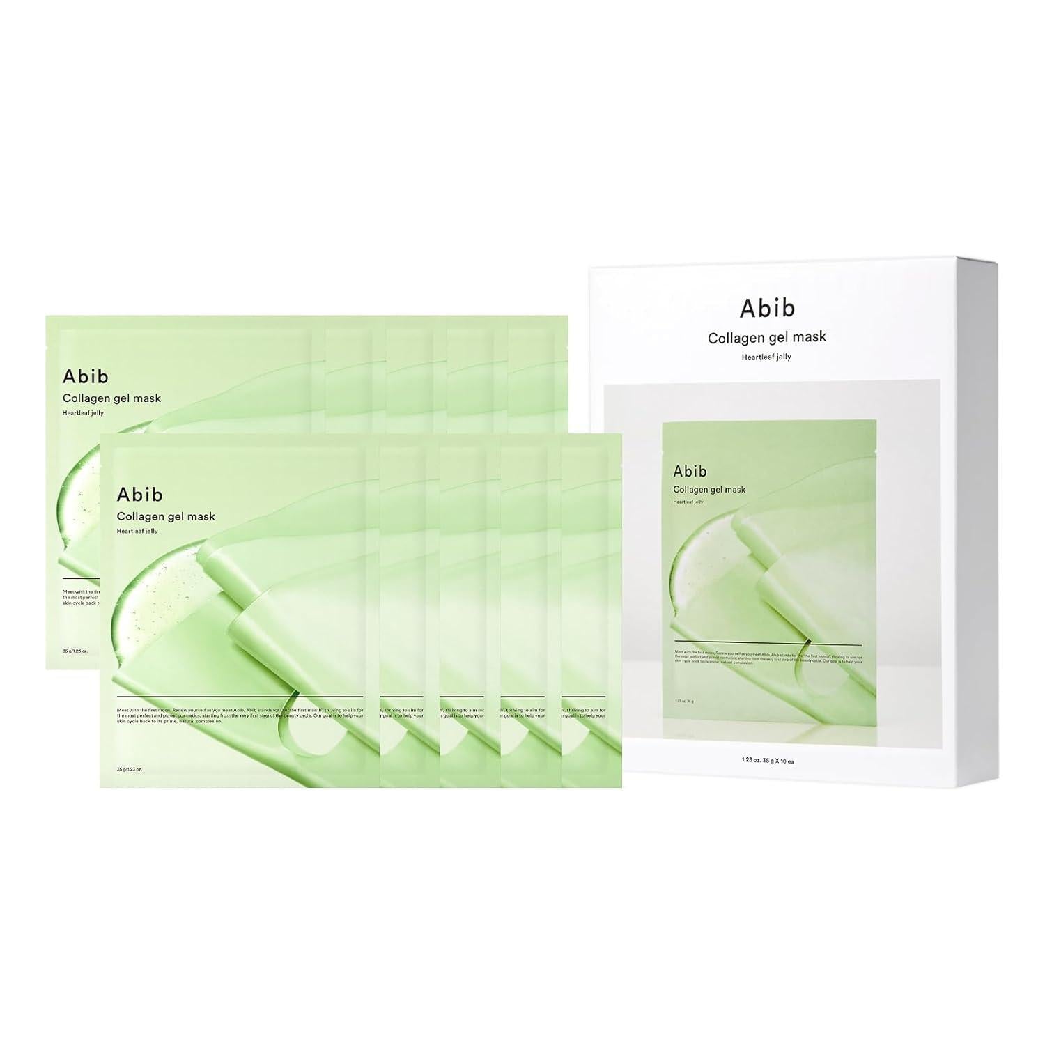 Collagen Gel Mask Heartleaf Jelly 35 g x 10 ea