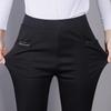 GMXIA Casual Pants Women's Summer Pants Women's High-waisted Small Legs Cropped Pants Pencil Pants