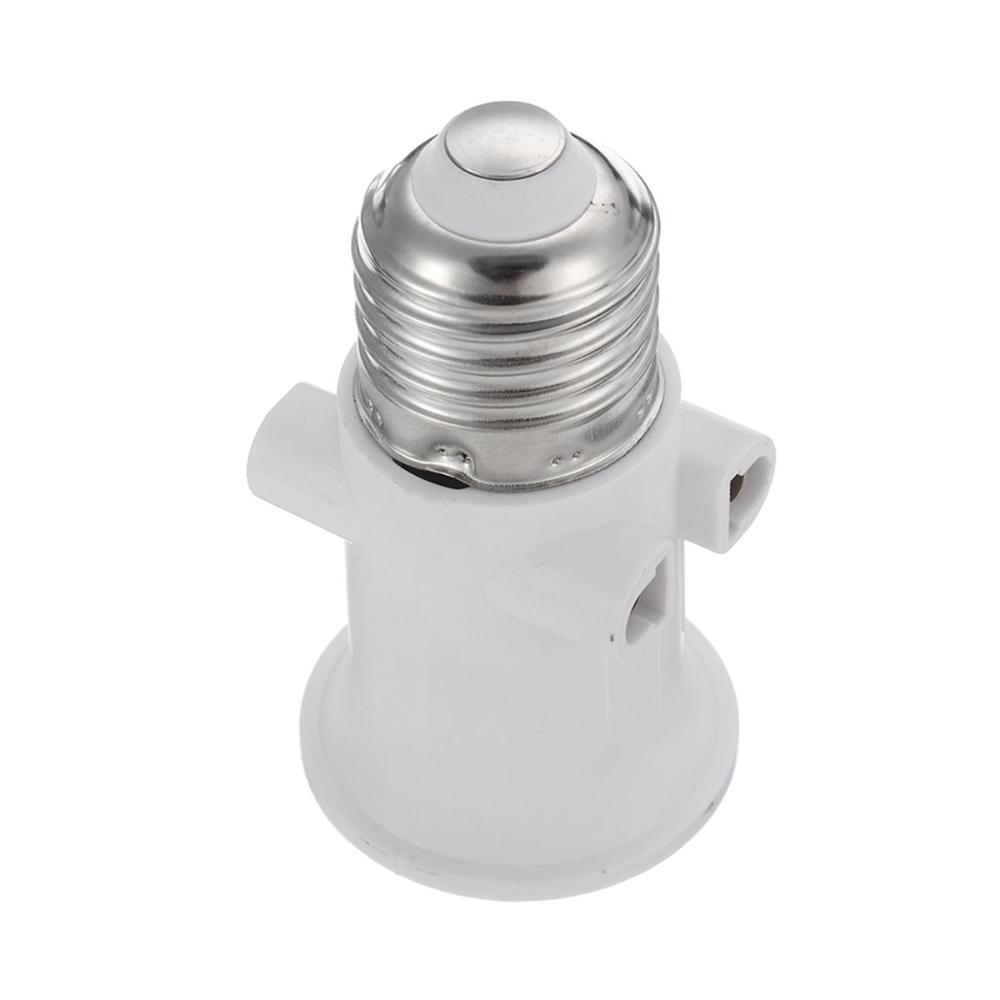 Bulb EU Plug Wall Lamp Splitter Light Socket Lamp Holder Screw Converter Bulb Base Socket Adapter