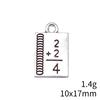 Father's Day Charms Bulk Study Tools Charms Pendant Backpack Bracelet Pendants