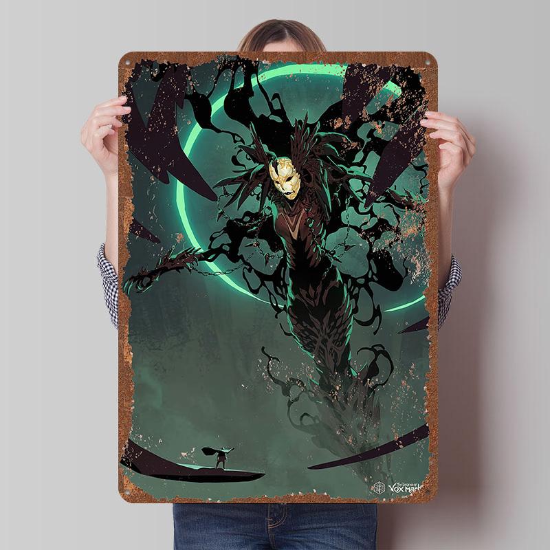 The Legend of Vox Machina Tinplate Posters Customizable Wall Art Retro Vintage Metal Tin Signs for Home and Decoration Gaming