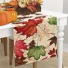 1 Piece Of Autum Maple Leaf Theme Table Runner, Painted With Colorful Fallen Leaves, Suitable For Restaurant, Home, Picnic, Cafe, Autum Party Decorati