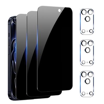 6IN1 /3+3/ Anti-Spy Blickschutzfolie für iPhone 17 Pro Max 17 AIR 17 Pro / 17 Privatfolie Panzerglas Kameraschutz