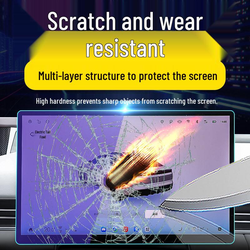 Chery 27 Xingtu ES Car Navigation Tempered Screen Protector for Dashboard