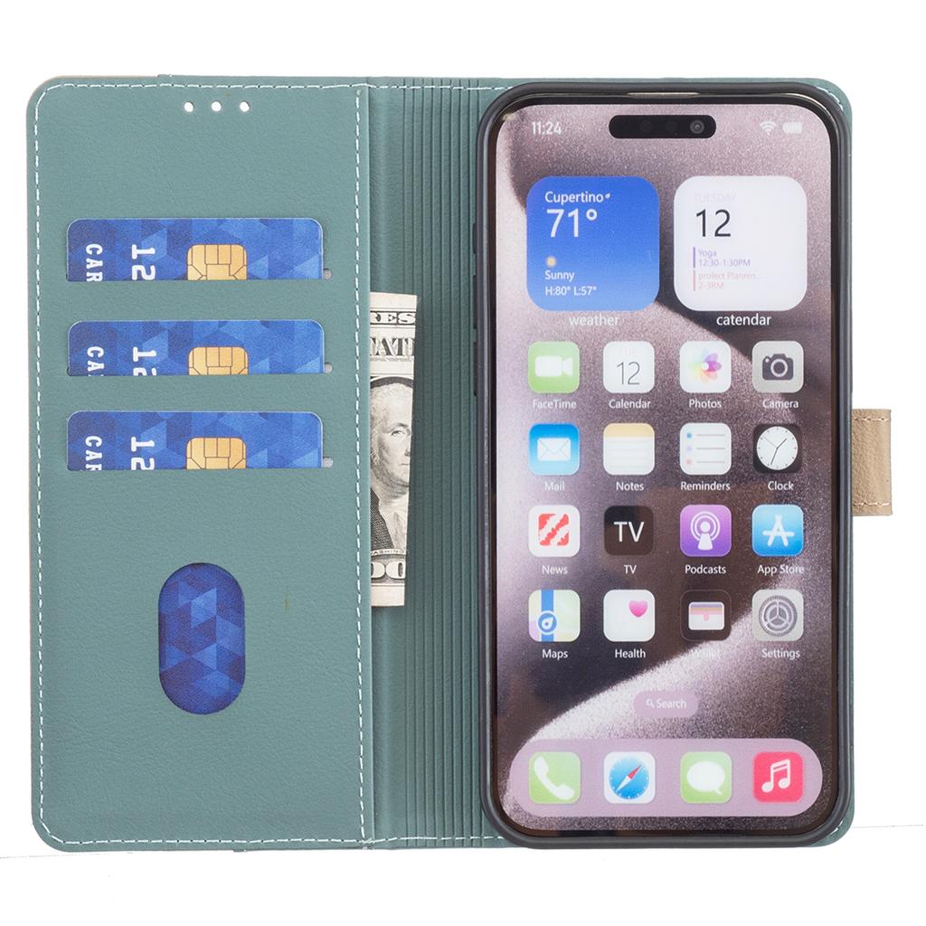 For iPhone 13 Pro Max Leather Case Wallet Phone Cover RFID Blocking