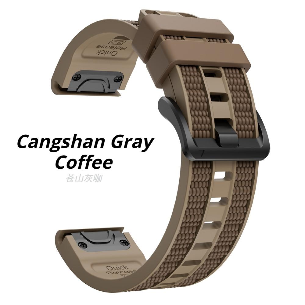 QuickFit 22mm 26mm Two-tone Sports Silicone Watch Band For Garmin Fenix 8 Pro 51mm 47mm E 7 7X 6 6X/Epix Gen 2 Strap Bracelet